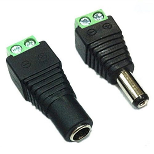 DC Jack With Terminal Block Connector